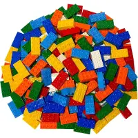 LEGO DUPLO bouwstenen 2x4, diverse kleuren - 3011, nieuw! Aantal: 50 stuks