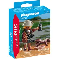 Playmobil specials onderzoeker met jonge kaaiman - 71168