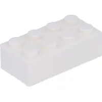 LEGO 2x4 steen 3001 - 250 stuks, wit