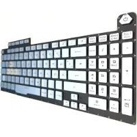 T-ProTek DUITS - Zilveren toetsenbordverlichting, compatibel met Asus ROG Strix SCAR III G731GW-H6232R