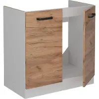 Vicco R-Line Wastafelkast – 80 cm zonder werkblad Krachtige eik goud
