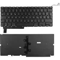 T-ProTek Duits toetsenbord met achtergrondverlichting, compatibel met de Macbook Pro A1286, bouwjaar 2012