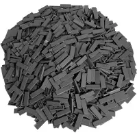 LEGO 1x3 platte, donkergrijs - 63864, NIEUW! Aantal: 500x