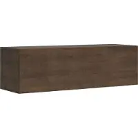 Itamoby Opklapbaar tv-wandmeubel met kabelwartel L.133.6 H.40 D.39.2 Walnoot
