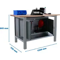 Simonwork (bancos De Trabajo) Bt6 Pro Werkbank 865x1200x750 Mm