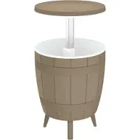 Syfax IJskoeltafel 3-in-1 polypropeen lichtbruin