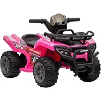 HOMCOM HOMdotCOM Elektrische kinderauto 66 cm x 44 cm x 42 cm roze