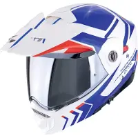 Scorpion ADX-2 Lewis, klaphelm ,Wit/Blauw/Rood ,XL