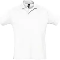 Sols Heren Zomer II Pique Poloshirt met korte mouwen (Wit)