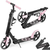 Movino Infinity - Step - Roze - voor Jongens en Meisjes - Lagers ABEC-7 - Drie instelbare hoogte-opties - Draagkracht tot 100 kg