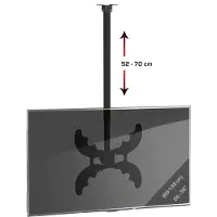 VCM B-DX 400 Mini TV-plafondbeugel Antraciet.