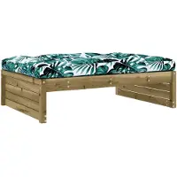 vidaXL Tuinvoetenbank 120x80 cm geïmpregneerd grenenhout