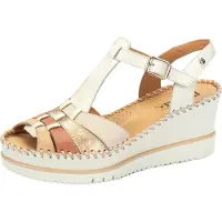 Pikolinos Sandaal 'Aguadulce' beige / ivoor / lichtbruin / goud