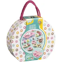 Totum Donut Factory knutsel koffertje - donuts gips gieten en schilderen - creatief speelgoed meisjes en jongens vanaf 5 jaar knutselen cadeautip