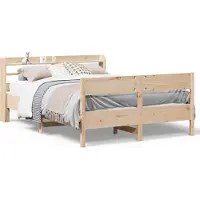 vidaXL Bedframe zonder matras massief grenenhout 160x200 cm