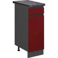 Vicco R-Line Keukenonderkast – 30 cm, WB Antraciet Rood