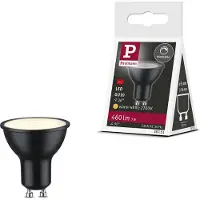 Paulmann Ledspot - Zwart - Dimbaar - Warm Wit - Gu10 - 7w