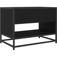 Syfax TV Eenheden Zwart Eiken 61 x 40 x 46 cm Bewerkt hout