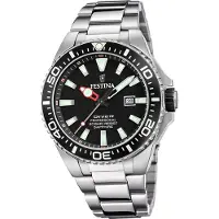 Festina herenhorloge, casual, roestvrijstalen band, zilverkleurig, modelnummer D2UF20663/3