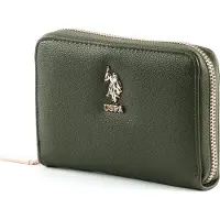 U.S. POLO ASSN. Portemonnee New Jones Zip Around Wallet Dark Green Donkergroen