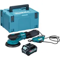 Makita BO 002 CGD101 Accuschuurmachine 40 V max. 150 mm 5,0 mm slag Borstelloos + 1x accu 2,5 Ah + Makpac - zonder lader