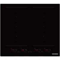 Heinner HBHI-M4ZB2FXSMTC Inbouw Inductiekookplaat 59 cm – 4 Kookzones – 7400 W – Power Boost – Bridge – Touch Bediening – Automatische Uitschakeling – Zwart – 5 Jaar Garantie