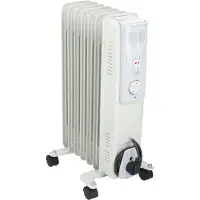Alpina sport ALPINA Oliegevulde radiator, 1500W, wit