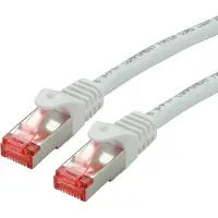 Roline patchkabel Cat.6 S/FTP (PiMF), componentniveau, LSOH, wit, 5 m
