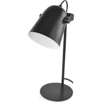 Emos design bureaulamp NINA, gemaakt van metaal, met E27 fitting, kabel van 150 cm en een Europese stekker, exclusief lamp, zwart, Z7642B