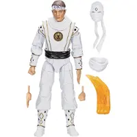 Hasbro Power Rangers x Cobra Kai Ligtning Collection figurine Morphed Daniel LaRusso White Crane Ranger 15