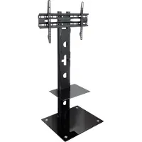 My Wall vloerstandaard met plank voor schermen tot 65 inch