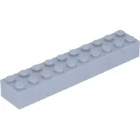 LEGO 2x10 steen 3006, lichtgrijs, 50 stuks