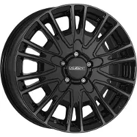 Dezent 18-inch aluminium velg ke black, 18"x7.5", 5x160 steek, ET56, 65.1mm naafdiameter, zwarte velg