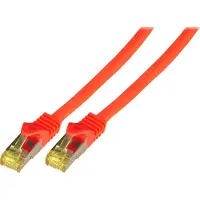 EFB Elektronik MK7001.7,5R RJ45 Patchkabel S/FTP,Cat.6A,LSZH,Cat.7 Rohk.,7.5m,rot