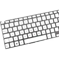 T-ProTek DUITSE - Toetsenbord, zilverkleurig, zonder frame, compatibel met Asus VivoBook F512DA-EJ320