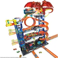 Hot Wheels - City Ultieme Garage Speelset - Met 2 metalen auto's