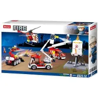 Sluban Rapid Fire Intervention Team 490 Pieces Zilver Kinderen
