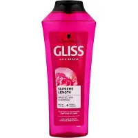 Schwarzkopf Gliss shampoo, Supreme Length Protection, voor vrouwen, 400 ml -