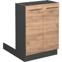 Vicco Fame-Line Keukeneiland – 60 cm zonder werkblad Krachtige eik goud