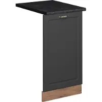 Vicco Fame-Line Vaatwasserfrontpaneel – 45 cm, WB Antraciet Anthrazit-Gold Landhaus
