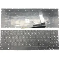 T-ProTek DUITSE - Toetsenbord, zwart, met RGB-verlichting, compatibel met MSI GF66 Katana 12UG-490