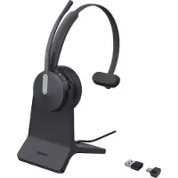 Yealink BH70 Mono Teams inkl. La On Ear headset Bluetooth Mono Zwart Ruisonderdrukking (microfoon) Microsoft Teams knop Telefoon