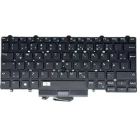 T-ProTek DUITSE - Toetsenbord zonder rand, met verlichting, compatibel met DELL Latitude 3340