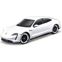 Maisto Tech 82339 - Afstandsbedieningsauto - Porsche Taycan Turbo S (wit, schaal 1:24)