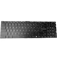 T-ProTek Duits toetsenbord met achtergrondverlichting, compatibel met MSI GS63VR 7RG-006 Stealth Pro 0016K3-006