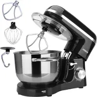 Arebos keukenmachine, 1500W, 6 liter, zwart, 220 - 240 V, 1500 pk, 380 mm, 236 mm, 314 mm