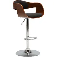 Prolenta Maison Exclusive - Barkruk, grijs, beuken en stof