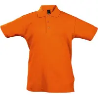 Sols Kinder Unisex Zomer II Pique Polo Shirt (Oranje)