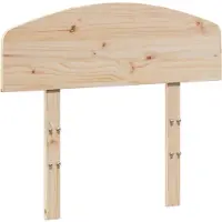 vidaXL Hoofdbord 90 cm massief grenenhout