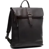 The Chesterfield Brand Larsson Dagrugzak Leer 40 cm Laptop compartiment zwart